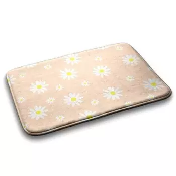 Коврик для ванной Tulup Blumen-Muster, 75x1x75 см, желтый