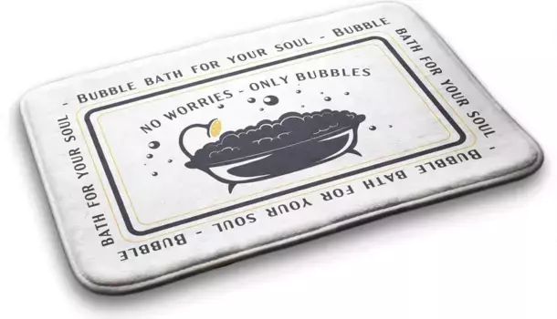 Коврик для ванной Tulup, черный