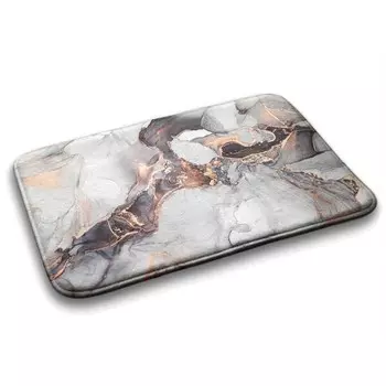 Коврик для ванной Tulup Heller Marmor, 75x1x75 см, бежевый