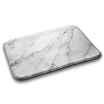 Коврик для ванной Tulup Weier Marmor, 90x1x90 см, белый