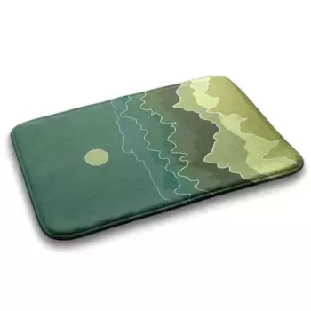 Коврик для ванной Tulup, зеленый