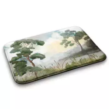 Коврик для ванной Tulup, зеленый