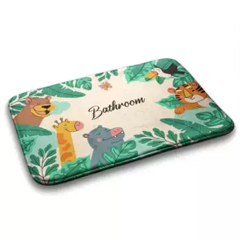 Коврик для ванной Tulup, зеленый