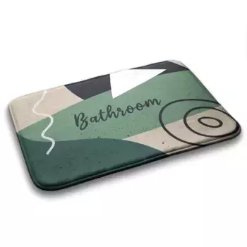 Коврик для ванной Tulup, зеленый
