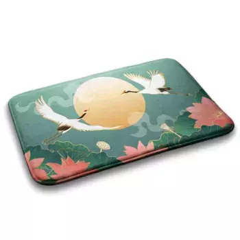 Коврик для ванной Tulup, зеленый