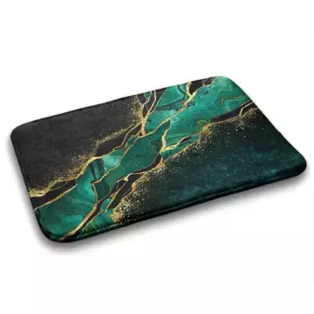 Коврик для ванной Tulup, зеленый