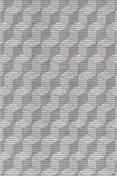 Коврик для ванной Universal Friedola "3D Cube Grey" - Прямоугольный - Коврик для ванной - Коврик для душа - Серый - 200x65см