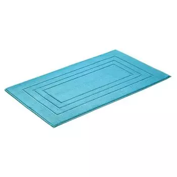 Коврик для ванной Vossen Feeling color turquoise бирюзовый размер 60x100см