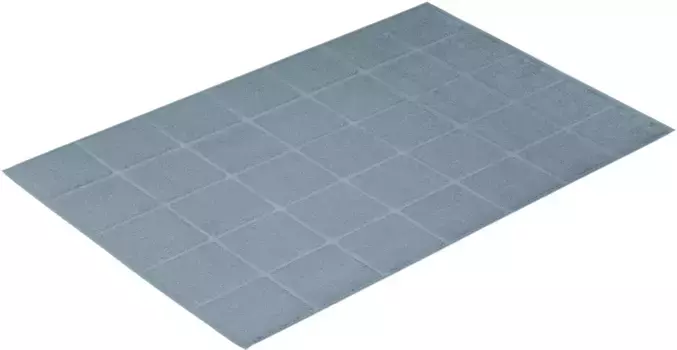 Коврик для ванной Vossen "Pratos", высота 12 мм, подходит для пола с подогревом, коврик для ванной, однотонный, ромбовидный дизайн прямоугольный (60х90 см), цвет cosmos