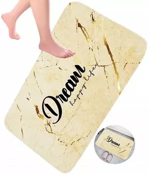 Коврик для ванной - Высокая впитываемость - Безопасность - Легко чистится - Стильный - Комфорт - Качество - Защита от скольжения Edibazzar