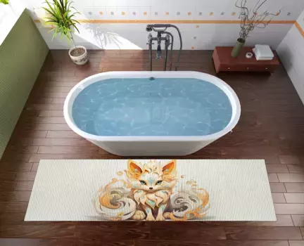 Коврик для ванной Wallario