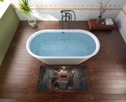 Коврик для ванной Wallario