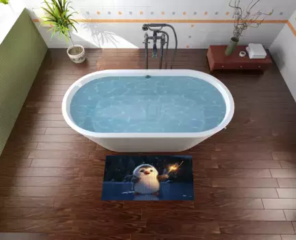 Коврик для ванной Wallario