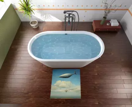 Коврик для ванной Wallario