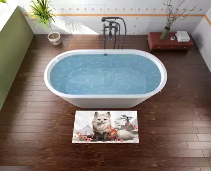 Коврик для ванной Wallario