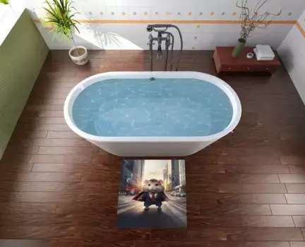 Коврик для ванной Wallario