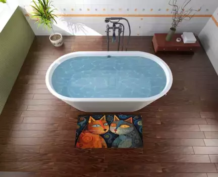 Коврик для ванной Wallario