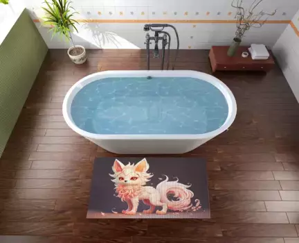 Коврик для ванной Wallario