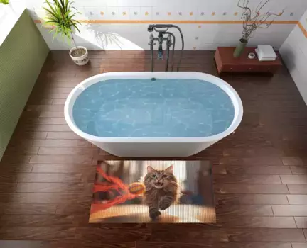 Коврик для ванной Wallario