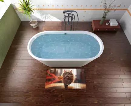Коврик для ванной Wallario