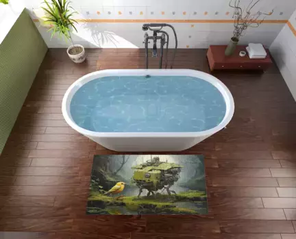 Коврик для ванной Wallario