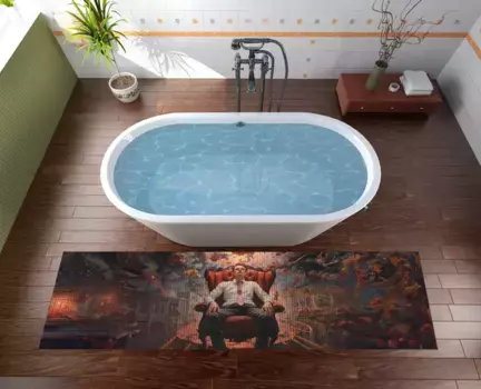 Коврик для ванной Wallario