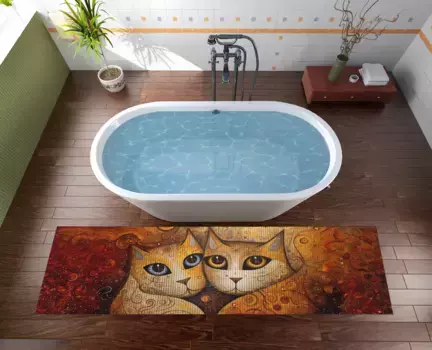 Коврик для ванной Wallario