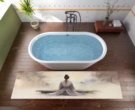 Коврик для ванной Wallario