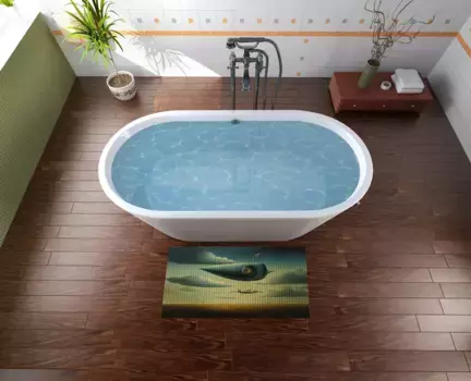 Коврик для ванной Wallario