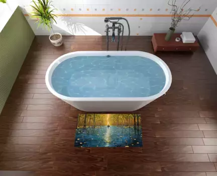 Коврик для ванной Wallario