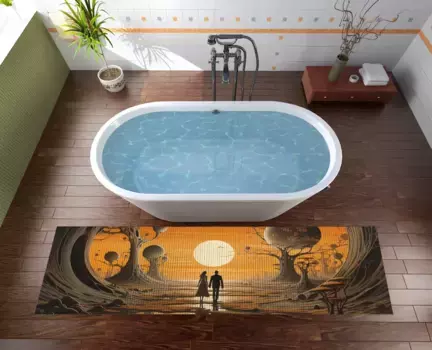 Коврик для ванной Wallario