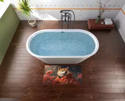 Коврик для ванной Wallario