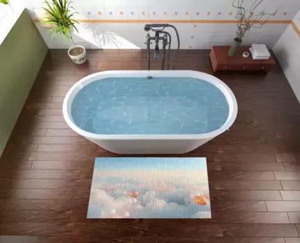 Коврик для ванной Wallario