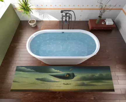 Коврик для ванной Wallario