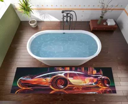 Коврик для ванной Wallario