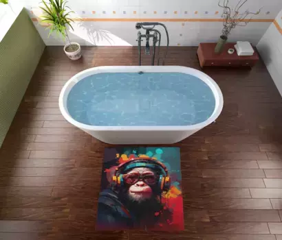 Коврик для ванной Wallario