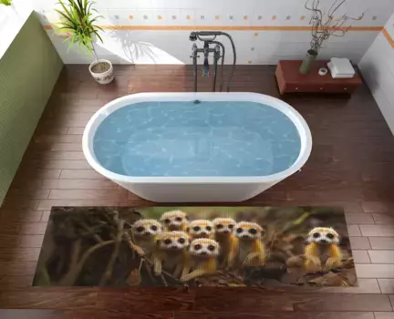 Коврик для ванной Wallario