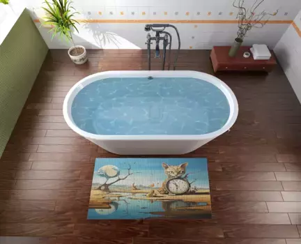 Коврик для ванной Wallario