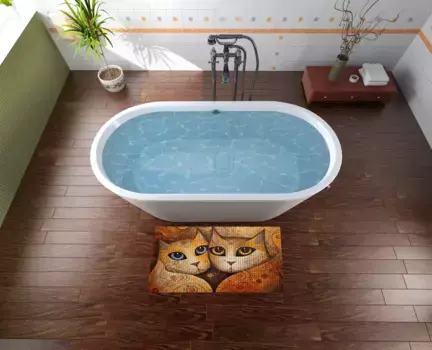 Коврик для ванной Wallario