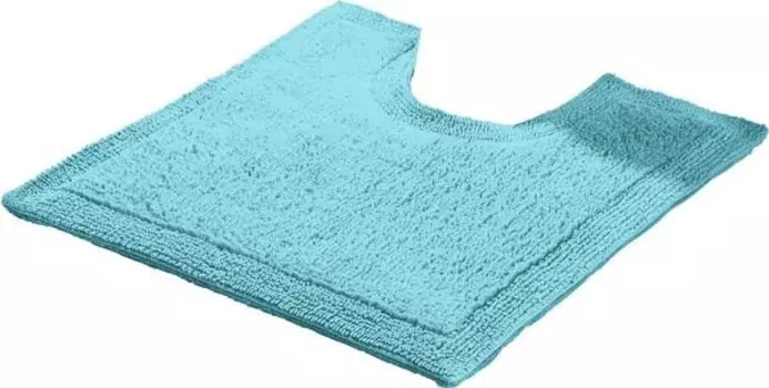 Коврик для ванной WC-Umrandung Erwin Mller 201680, 60x1,5x60 см, бирюзовый