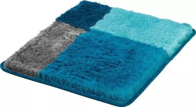 Коврик для ванной WC-Vorlage Erwin Mller 202797, 50x2,7x50 см цвет petrol