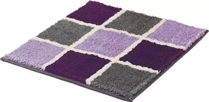 Коврик для ванной WC-Vorlage REDBEST 204314, 50x2x50 см цвет aubergine