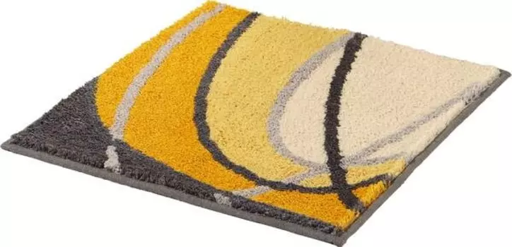 Коврик для ванной WC-Vorlage REDBEST 204324, 50x2x50 см, желтый