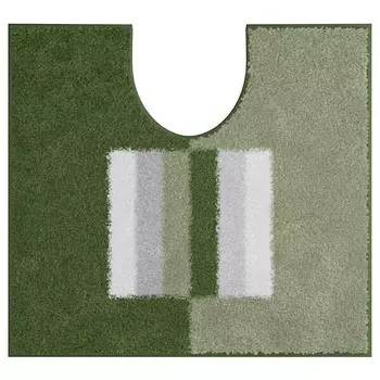 Коврик для ванной WC-Vorleger Grund Capricio, 55x18x60 см, зеленый