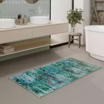 Коврик для ванной Wecon Home Beach Front 55х65 см, зеленый