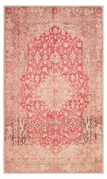 Коврик для ванной Wecon Home Polaroid, 80x0,6x150 см, красный