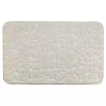 Коврик для ванной WENKO Memory Foam Pebbles, 80 см, бежевый