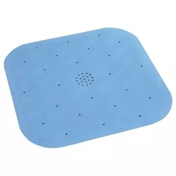 Коврик для ванной WENKO Natur-Kautschuk, 45x1x45 см, синий