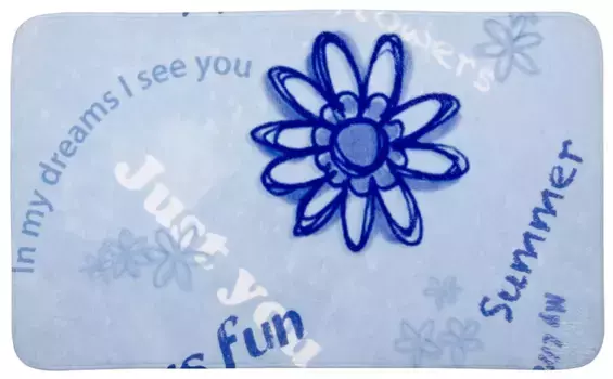 Коврик для ванной Wenko, синий