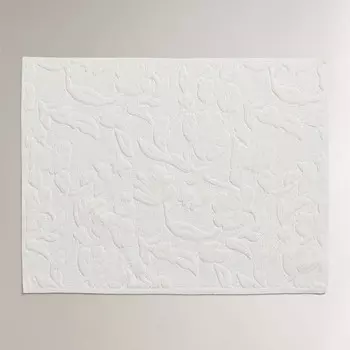 Коврик для ванной Zara Home Non-Slip Jacquard, белый